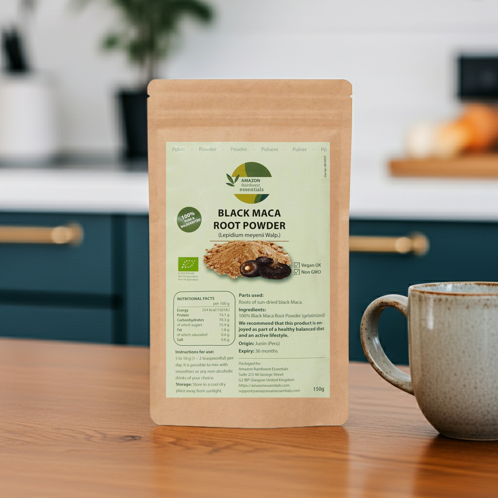 Black Maca Root Powder (gelatinised) - Image 3