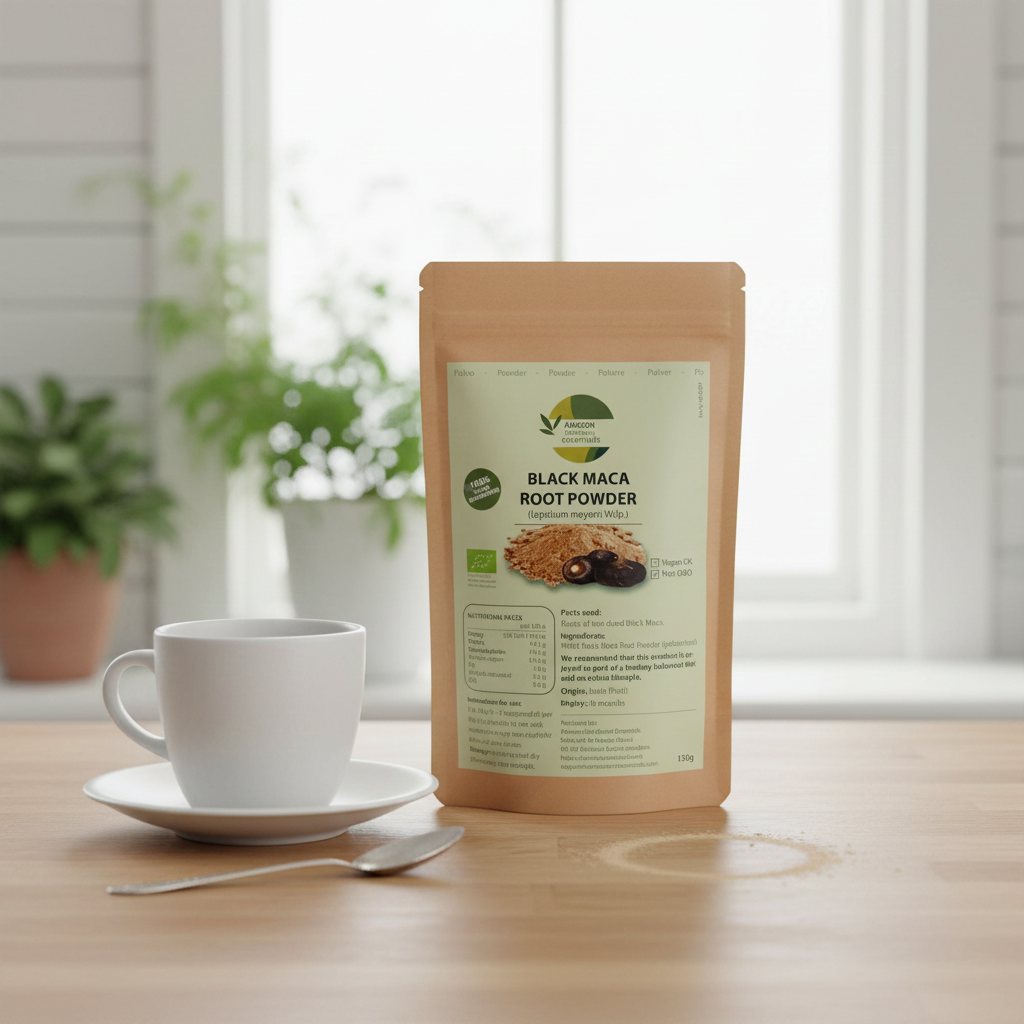 Black Maca Root Powder (gelatinised) - Image 2